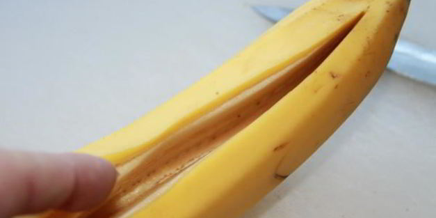 банан, запеченный с орехами и медом