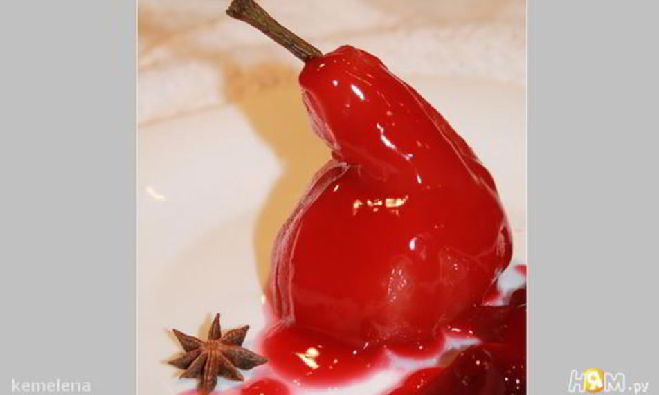 Рецепт десерт груша и свекла