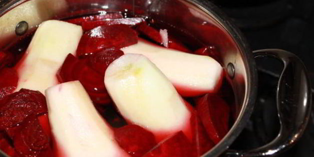 десерт груша и свекла