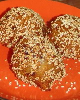 Десертные шарики с инжиром