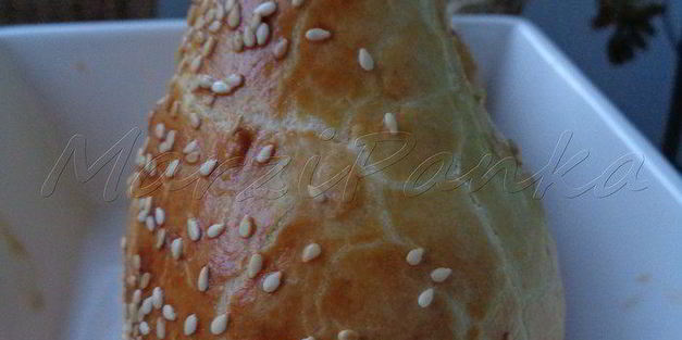 фаршированные груши в воздушном тесте