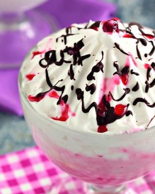 Финский десерт с клюквой