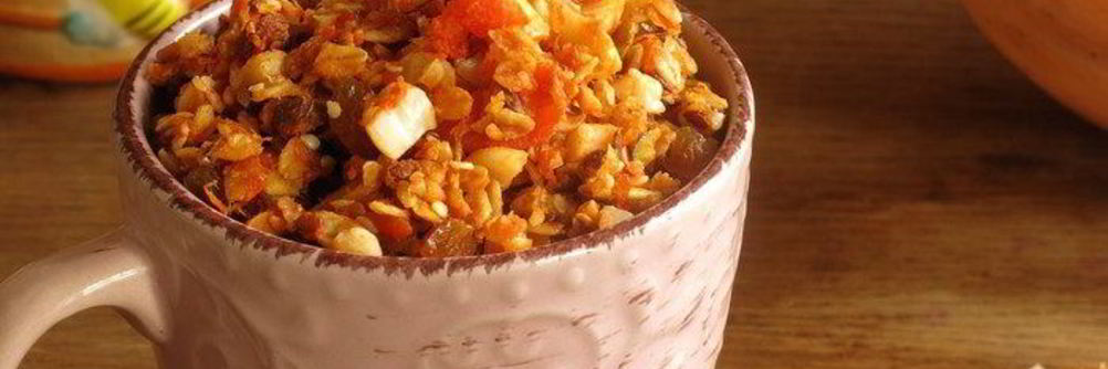 Гранола осенняя с тыквой