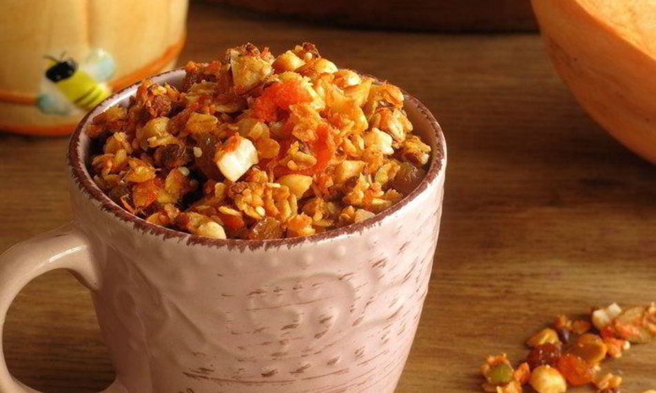 Рецепт гранола осенняя с тыквой