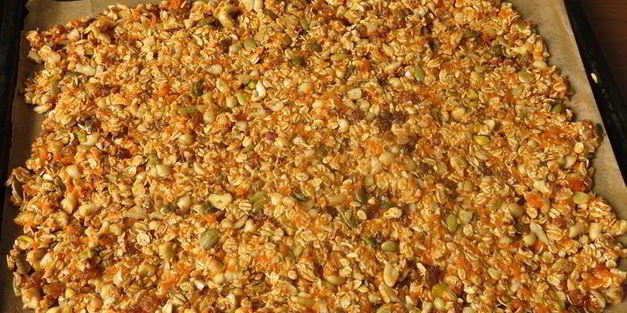 гранола осенняя с тыквой