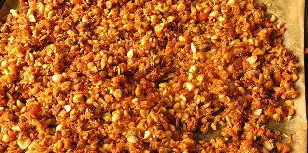 гранола осенняя с тыквой