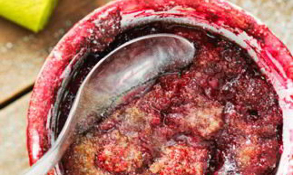 Рецепт клафути с малиной