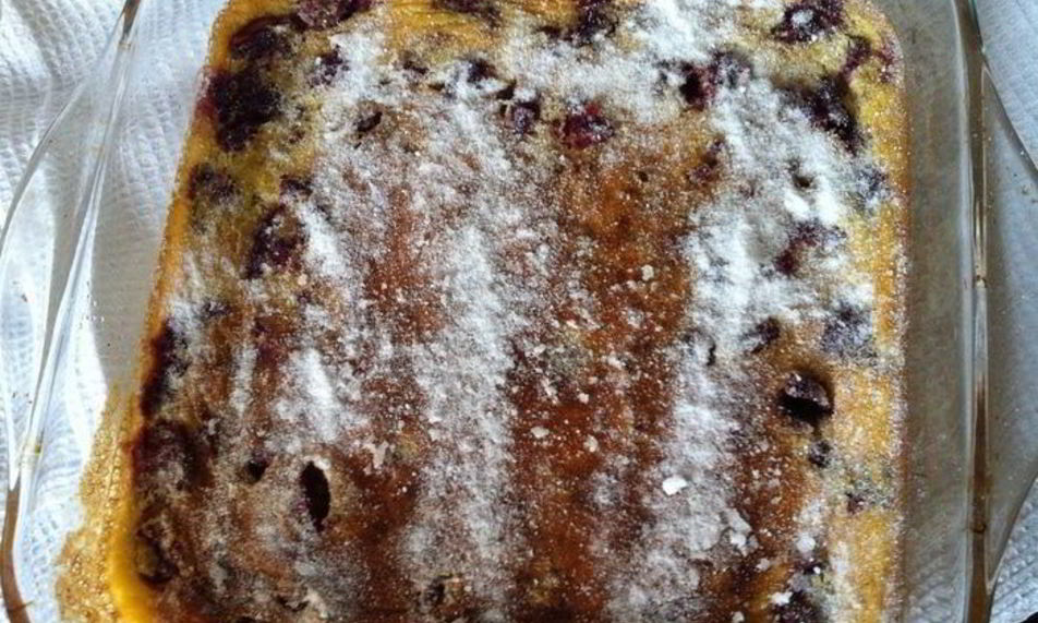 Рецепт клафути с вишней и миндалем