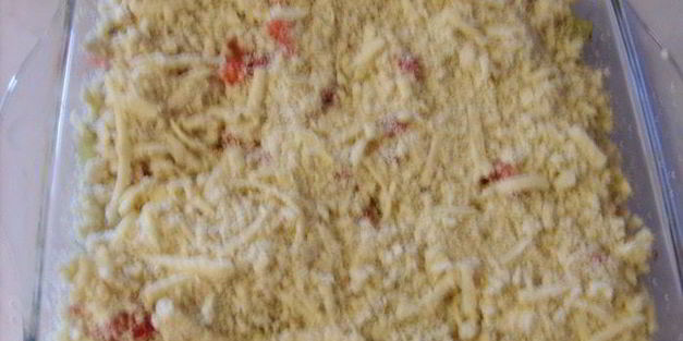 крамбл овощной легкий