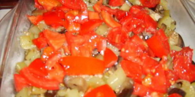 крамбл овощной легкий