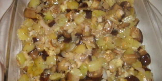 крамбл овощной легкий