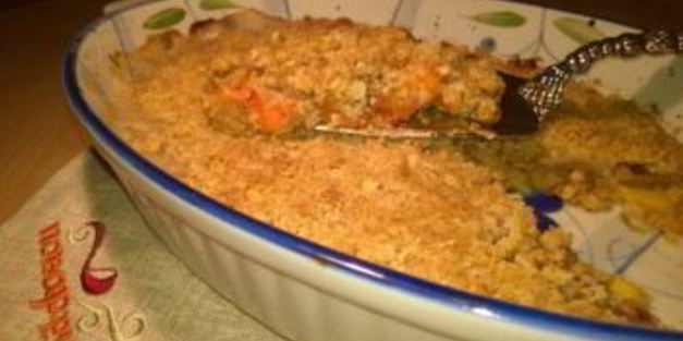 крамбл с хурмой