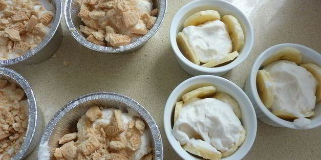 бананы с кремом