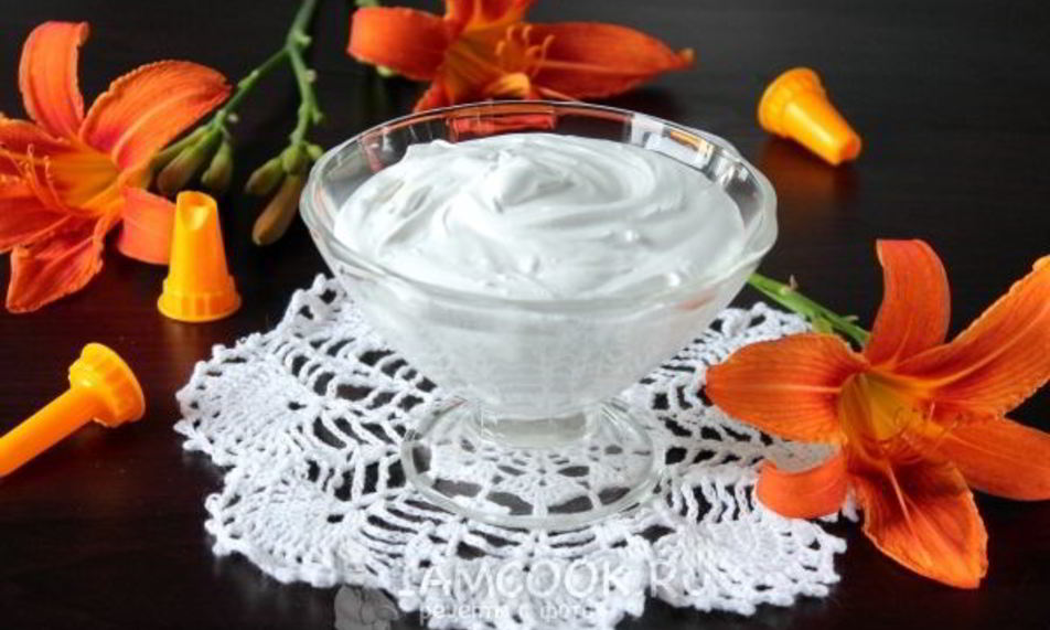 Рецепт белковый заварной крем