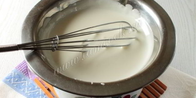 белковый заварной крем