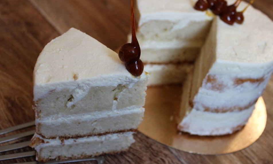 Рецепт бисквит с творожно-сливочным кремом