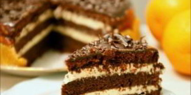 бисквит с творожным кремом