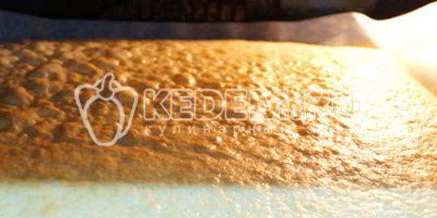 бисквитный рулет с кремом зимнее полено