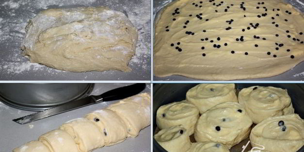 булочки-бриоши с кремом патисьер