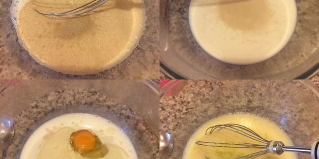 булочки с кремом и изюмом