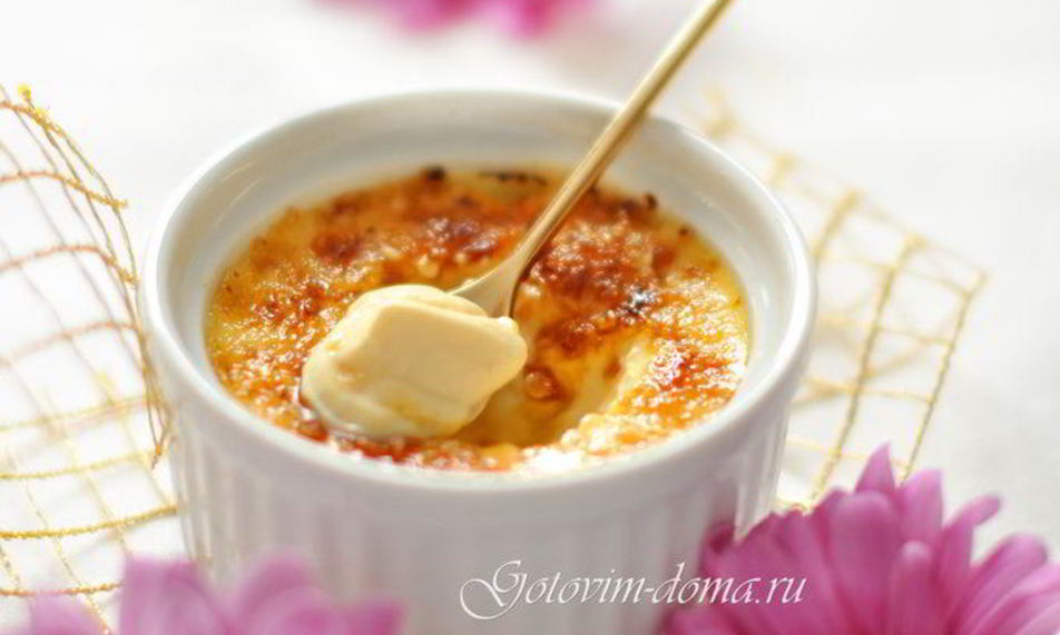 Рецепт десерт крем-брюле