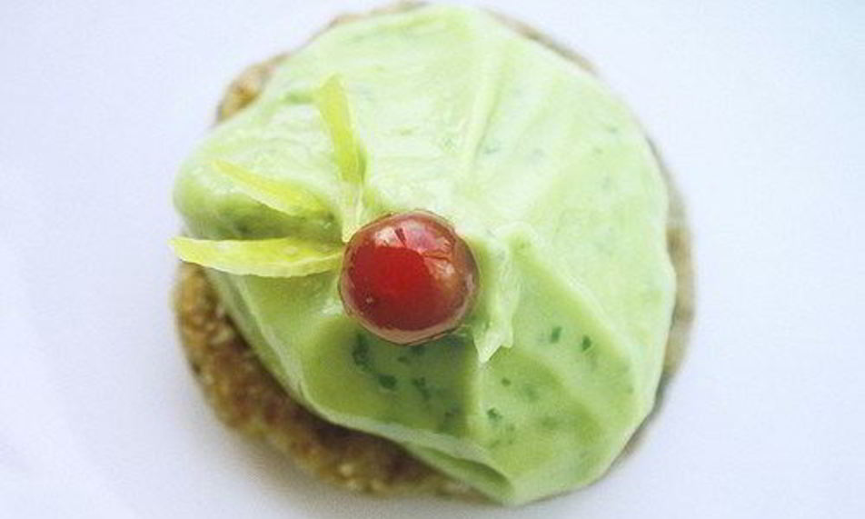 Рецепт десерт с мятно-лаймовым кремом