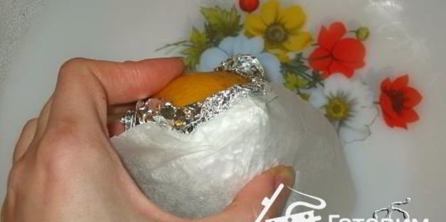 десерт-сюрприз лимон с кремом