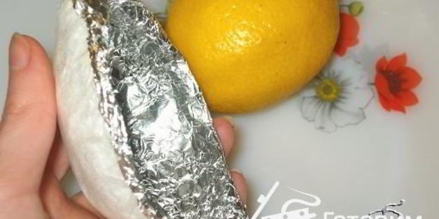 десерт-сюрприз лимон с кремом