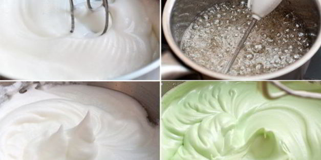 фисташковые макаронс с базиликовым кремом