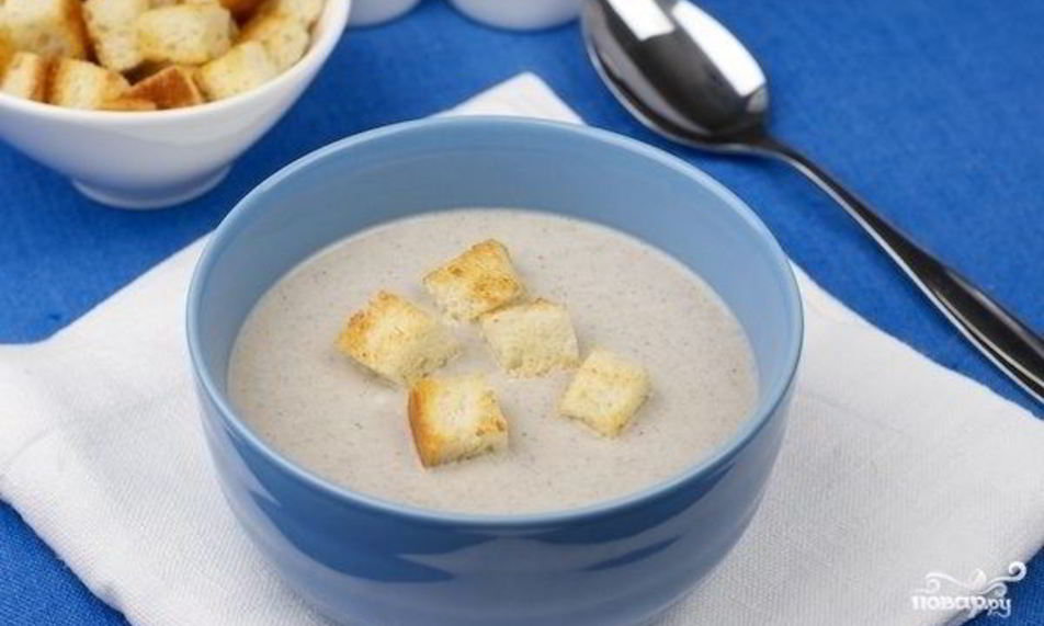 Рецепт грибной крем