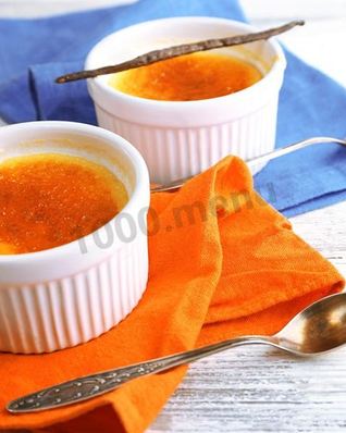 Каталонский классический крем с карамелизированной корочкой