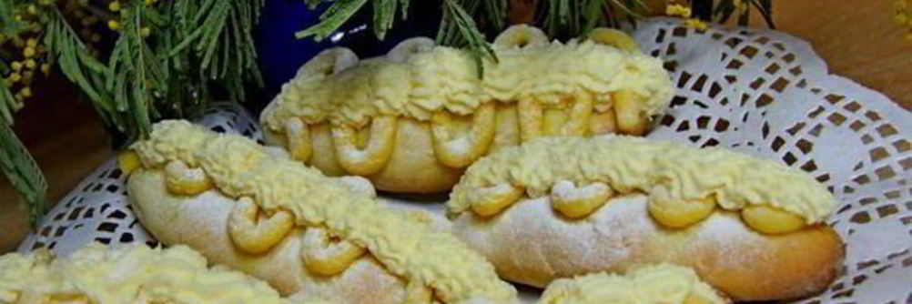 Китайские булочки со сливочным кремом