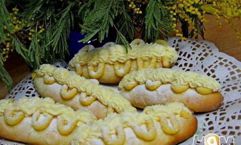 Рецепт китайские булочки со сливочным кремом