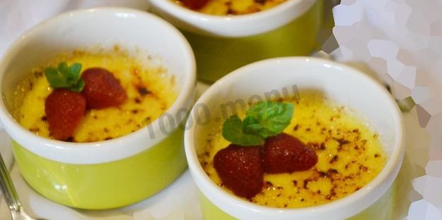 классический крем брюле