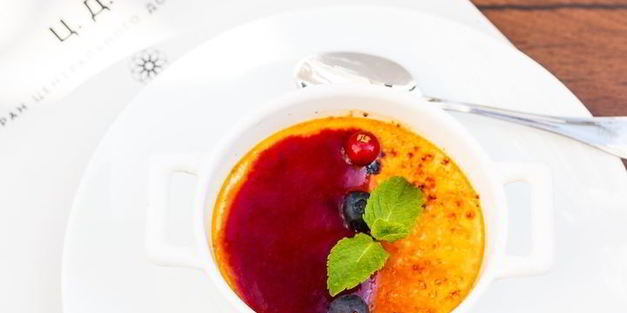 крем-брюле из топленого молока