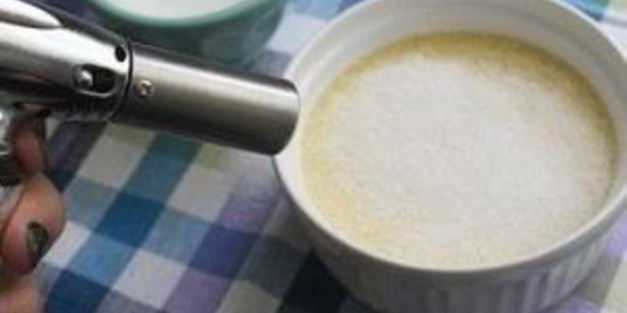 крем-брюле с лавандой и медом