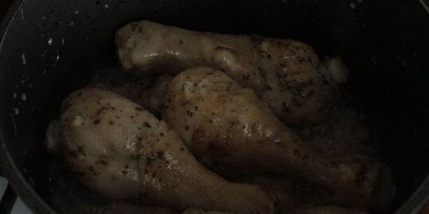 куриные голени в крем-фреш