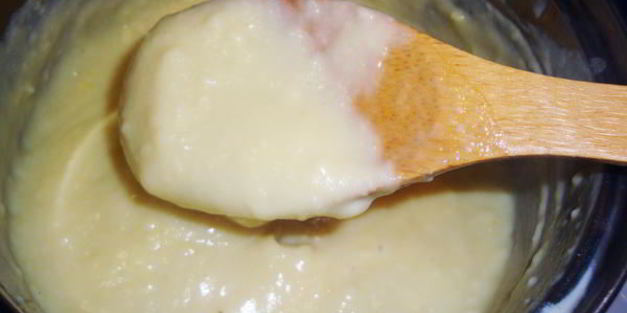 лавандовый заварной крем