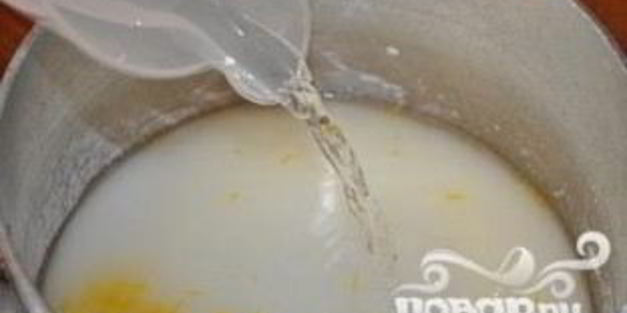 лимонный заварной крем