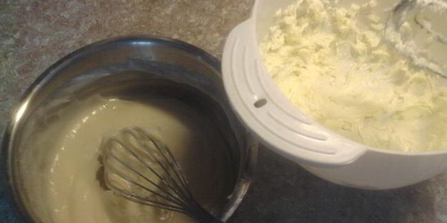 масляный крем на белом шоколаде