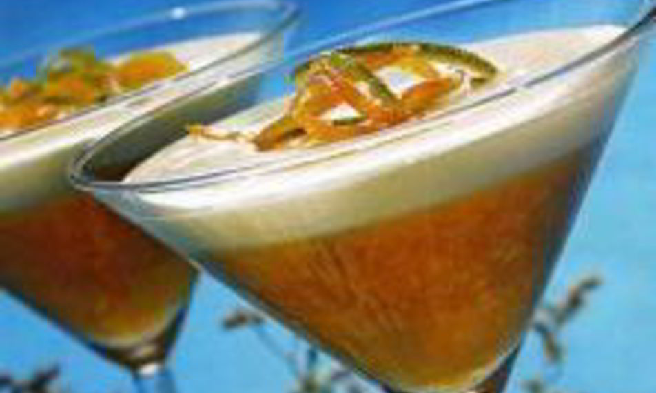 Рецепт персиковое пюре с заварным кремом