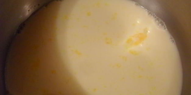 пудинг из булочки с кремом