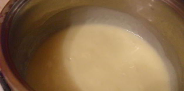 пудинг из булочки с кремом