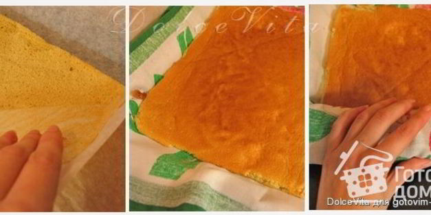 рулет рождественское полено с шоколадно-ореховым кремом