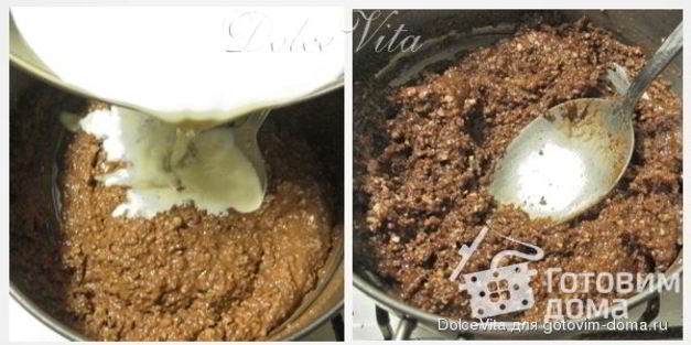 рулет рождественское полено с шоколадно-ореховым кремом