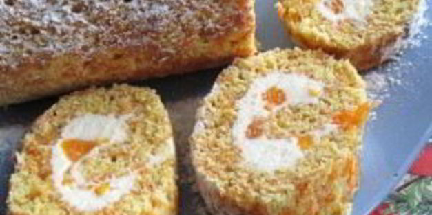 рулет с творожным кремом