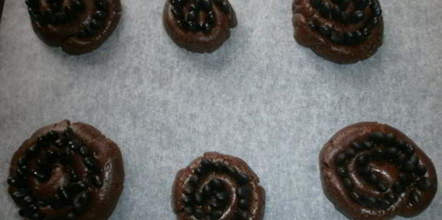 шоколадно-кофейные корзинки с кремом