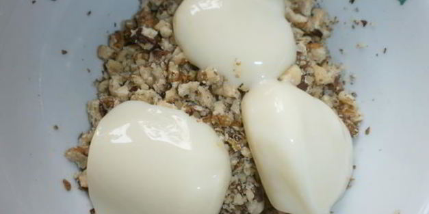 шоколадно-кофейные корзинки с кремом