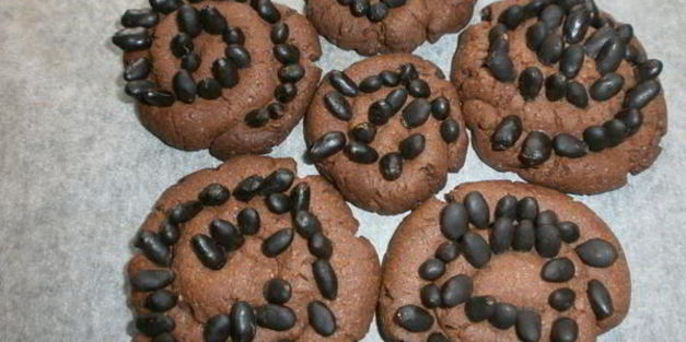 шоколадно-кофейные корзинки с кремом