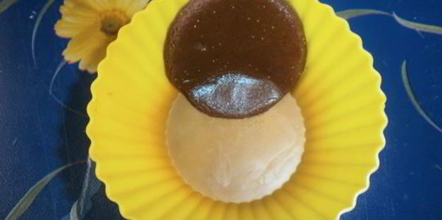 шоколадно-кофейные корзинки с кремом